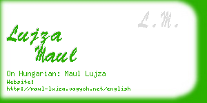 lujza maul business card